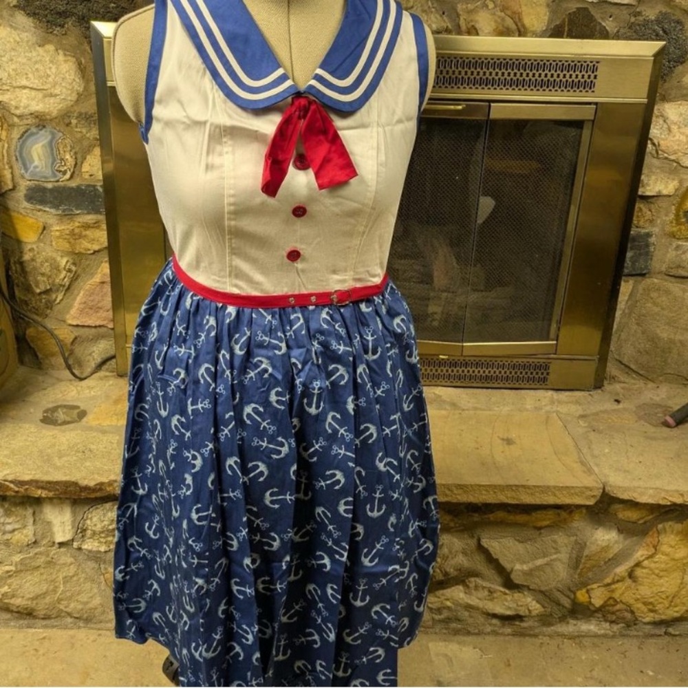 Disney the Dress Shop 2021 Cruise Line Salior Dress Size Medium